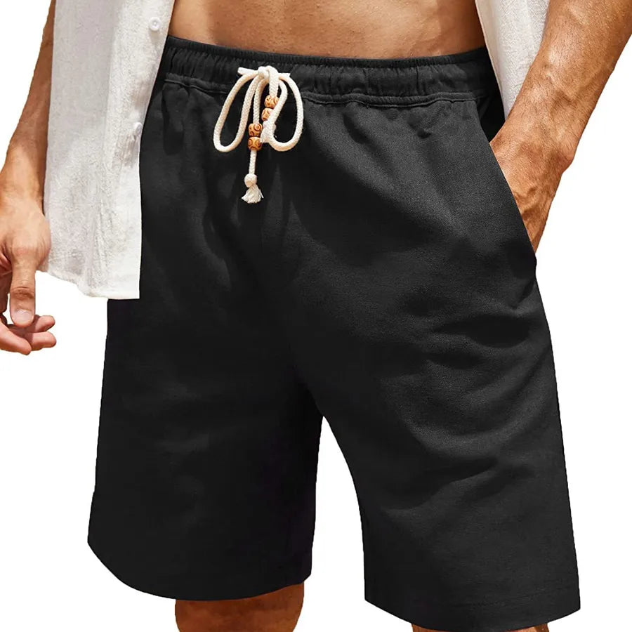 Men's Solid Color Simple Style Loose Men's Bottoms